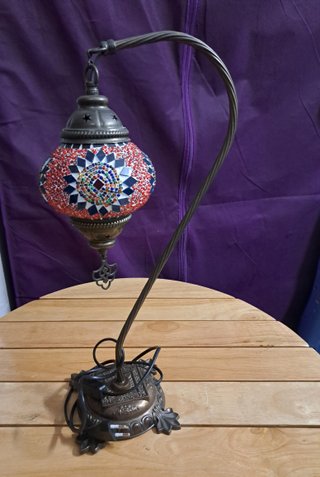 Lámpara de mesa mosaico artesanal