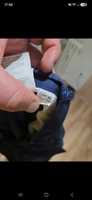 Pantalón de trabajo Velilla T42 azul