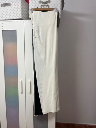 Vestido blanco y negro Rocio Osorno Zara