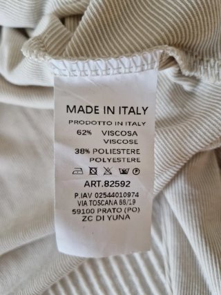 Maglia maniche lunghe beige taglia unica