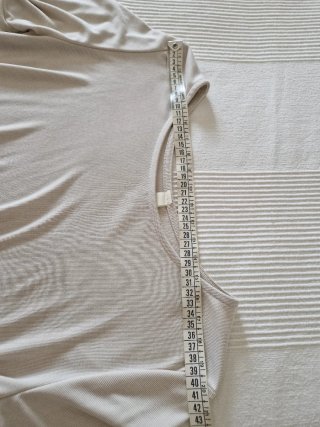 Maglia maniche lunghe beige taglia unica