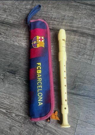 Flauta Hohner con funda FC Barcelona