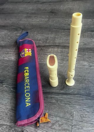 Flauta Hohner con funda FC Barcelona