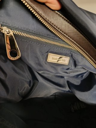 Bolso Bimba y Lola Azul Marino y Marrón