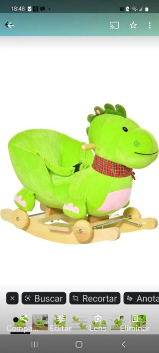 Balancín y correpasillos dinosaurio