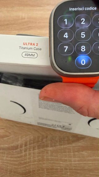Apple Watch Ultra 2 Cassa Titanio perfetto