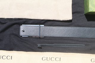 Cinturón Gucci Beige/Gris