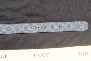 Cinturón Gucci Beige/Gris