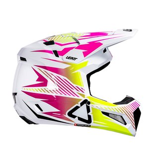 OFERTA! KIT CASCO LEATT MOTO 3.5 V26 ROSA