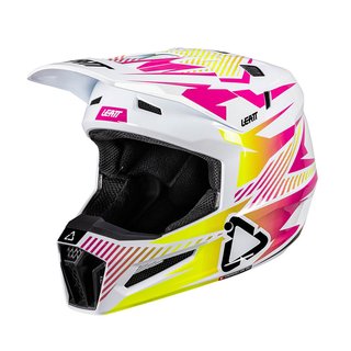 OFERTA! KIT CASCO LEATT MOTO 3.5 V26 ROSA