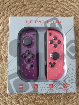 Controller Joy-Con NSwitch Viola e Rosa
