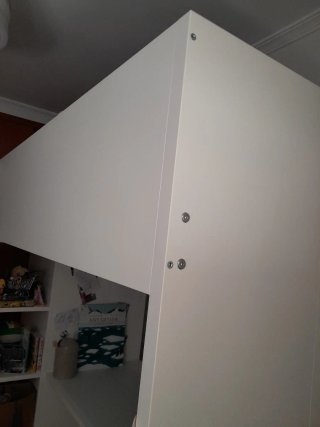 Litera IKEA SMÅSTAD con armario y escritorio
