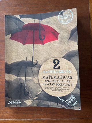 Matemáticas aplicadas a las Ciencias Sociales I...