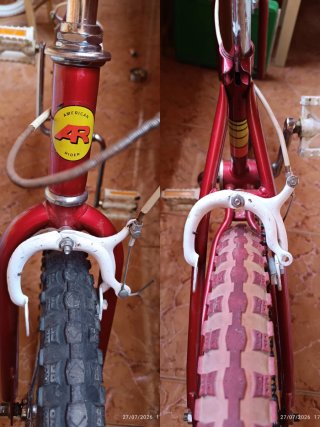 Bicicleta BMX Roja American Rider