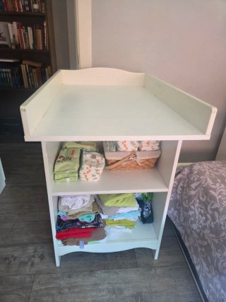 Cambiador/librería SMÅGÖRA blanco