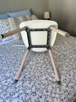 Conjunto 2 Sillas Nórdicas Ikea Blancas.