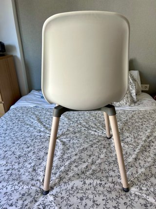 Conjunto 2 Sillas Nórdicas Ikea Blancas.