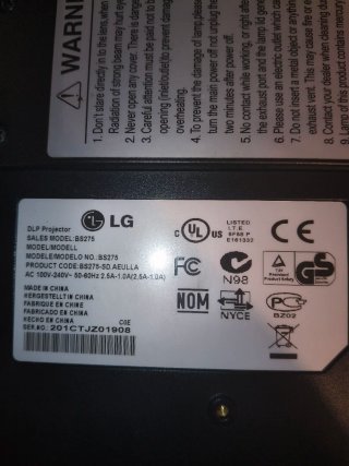 Proyector LG BS275 Negro