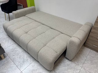 Sofá Moderno Beige con Arcón y Cama