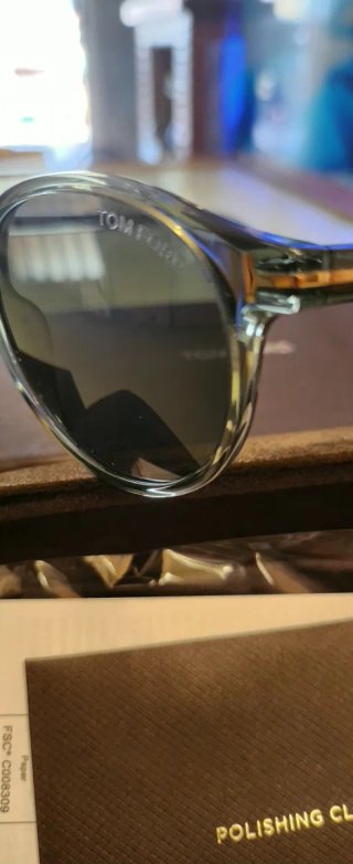 Gafas de Sol Tom Ford verd3 turquesa y dorado