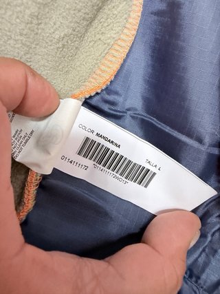 Chaqueta El Niño Neopreno Naranja