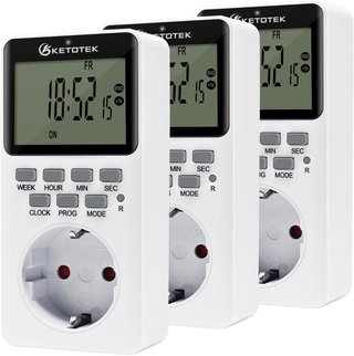 Temporizador Digital KETOTEK Enchufe Programable