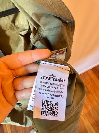Sobrecamisa Stone Island Verde Militar - Talla M