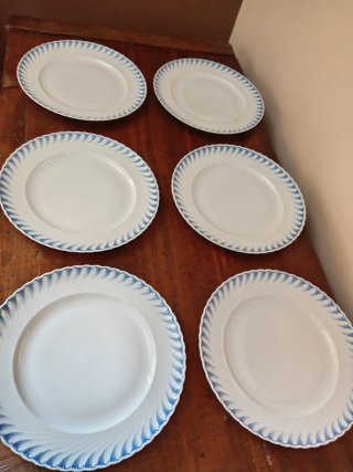 Set 6 Piatti Piani Royal Tettau Bavaria