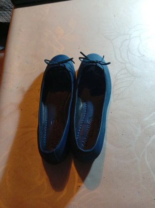Manoletinas Formula Joven Talla 37 Azul