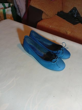 Manoletinas Formula Joven Talla 37 Azul