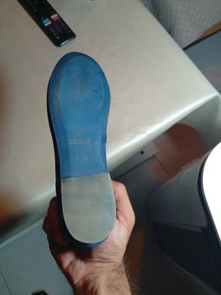 Manoletinas Formula Joven Talla 37 Azul
