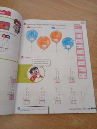 Matemáticas 1, Primaria