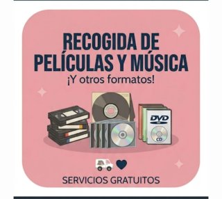 Recogida GRATIS  Películas, Música, VHS DVD, CD,
