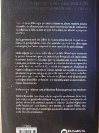 Noesi textos de filosofia per a les PAU 2025 (a...