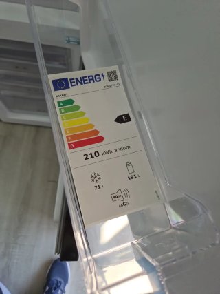 brandt bc8027ex-01 frigorífico combi 262 litros in