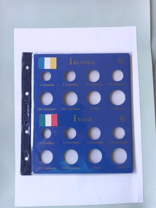 Hojas para monedas Filabo Alemania Austria,.......