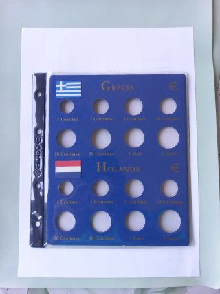 Hojas para monedas Filabo Alemania Austria,.......