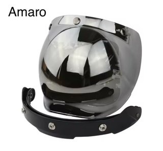 Viseira Bolha para Capacete de Moto/Mota Antigo/Vi