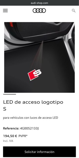 Audi Einstiegs-LED Entry LED Original