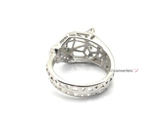 sortija plata 925mm con piedra con circonita