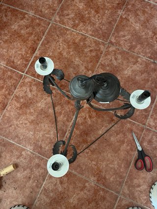 Lámpara de techo estilo naturaleza