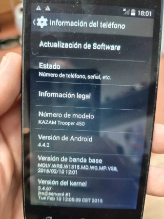 Smartphone Kazaam Negro