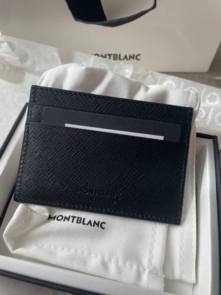 Tarjetero Montblanc en su caja