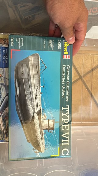 Maqueta Revell Submarino Alemán Tipo VII C 1:350
