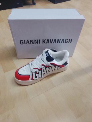Zapatillas Gianni Kavanagh Rojas y Blancas