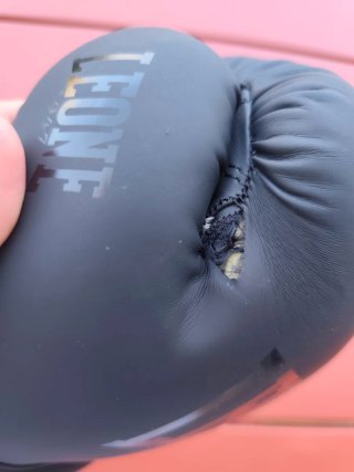 Guantes de boxeo Leone 1947 Negro