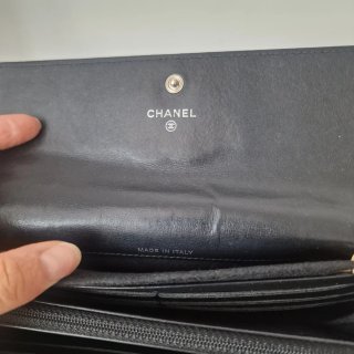 Bolso/cartera chanel negra en muy buen estado