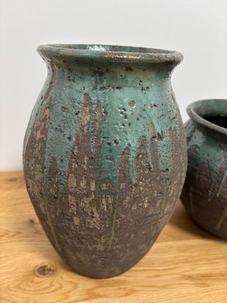 2 Jarrones Terracota Zara Home
