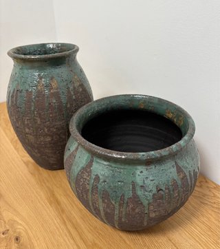 2 Jarrones Terracota Zara Home