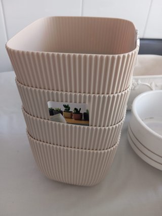 Varias macetas